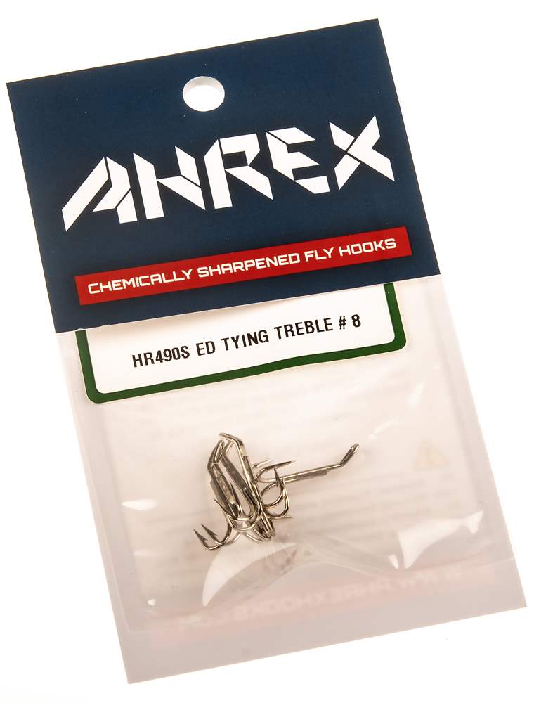 Ahrex Hr490S Esmond Drury Treble (Silver Finish) #6 Salmon Fly Tying Hooks
